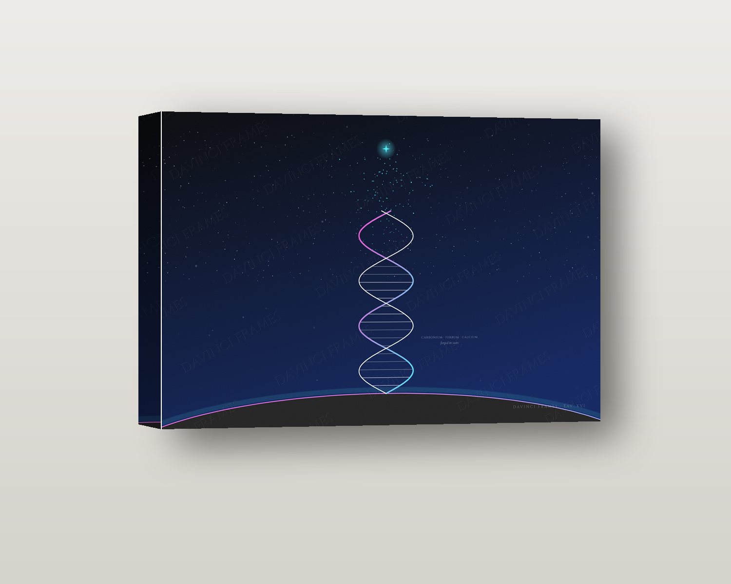 Homo shadow box on a wall